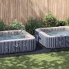 VidaXL Pătură pentru bazin Negru 750 x 372 cm Material textil nețesut