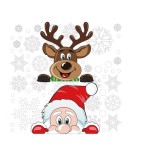 Cumpara ieftin Set 300 stickere de fereastra pentru Craciun, PVC, multicolor