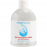 Gel de Maini Dezinfectant Antibacterian FREEHANDS, 500 ml, Aloe/ Vitamina E, Gel Antibacterian, Gel Dezinfectant pentru Maini, Geluri Antibacteriene,