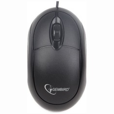 MOUSE GEMBIRD, PC sau NB, cu fir, USB, optic, 1000 dpi, butoane/scroll 3/1, , negru, &quot;MUS-U-01&quot; (timbru verde 0.18 lei)