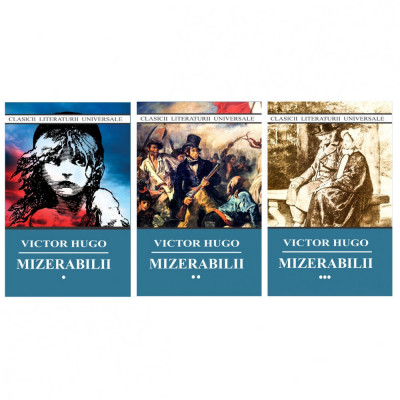 Mizerabilii (3 vol.), Victor Hugo foto