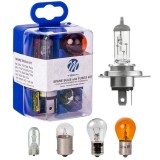 Set 5 becuri auto de rezerva, halogen, H4/P21/P21W/W5W/R5W, 24V