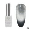 Oja semipermanenta, Snow White, 3D Cat Eye, Global Fashion 8ml, 24