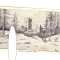 CP interbelica Ruinele Ciceului in 1866, necirculata, stare relativ buna