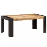 VidaXL Masă de bucătărie, 180 x 90 x 76 cm, lemn masiv de mango