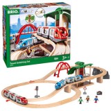 Set trenulet cu statie de legatura BRIO, 3+ ani
