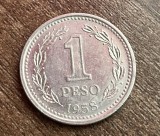 C50 - Moneda foarte veche - Argentina - 1 peso - 1958
