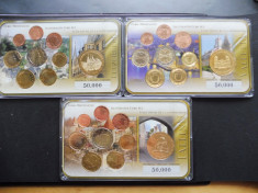 Europa - 3 x 3,88 Euro, Luxemburg, Estonia, Malta - 3 Seturi Euro (21) foto