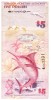 Bermuda 5 Dolari 2009, P-58a, Seria 543391, Bancnota Straina