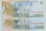 Bancnota 1000 Lei 1998, Romania - Set 2 buc.