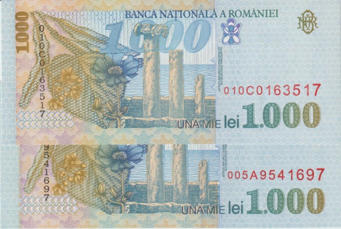 1000 lei 1998