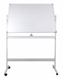 Tabla Alba Magnetica, Dubla Fata, Rotativa, 120 X 180 Cm, Pe Stand Mobil, Profil Aluminiu, Optima