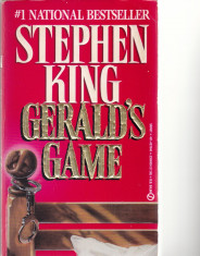 Carte in limba engleza: Stephen King - Gerald&amp;#039;s Game foto