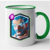 Cana maner verde personalizata Clash Royale - Ice Wizard, INOVATIX&reg;. 330ml