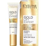 Eveline Gold Lift Expert Eye Cream cu 24K Gold SPF 8 Cremă antirid pentru ochi 15 ml, Eveline Cosmetics