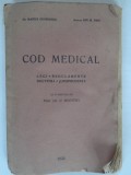 COD MEDICAL - Marius Georgescu, Carte Veche 1936, Prefata N. Minovici, Bibliografie