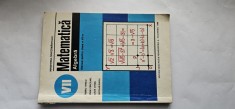 MATEMATICA ALGEBRA CLASA A VII A 1996 , TIBERIU SPIRCU CRACIUNEL CHISIU GHICIU