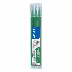 Rezerva Roller Pilot Frixion, 0,7mm, 3buc/set - Verde