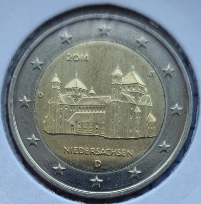 Germania 2 euro 2014 - Bundesl&amp;auml;nder &amp;ndash; State of Lower Saxony - km 334 - D66701 foto