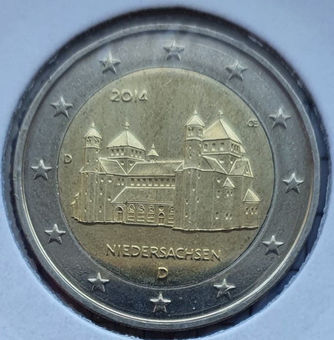 Germania 2 euro 2014 - Bundesl&auml;nder &ndash; State of Lower Saxony - km 334 - D66701