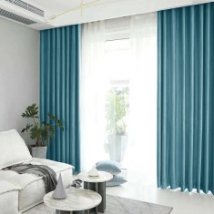 Draperie din catifea blackout cu rejansa transparenta cu ate pentru galerie, Madison, 150x235 cm, densitate 700 g/ml, Casal, 1 buc