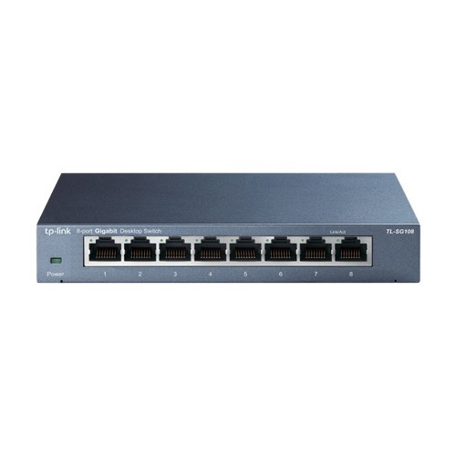 Switch TL-SG108, 8 porturi RJ45 Gigabit, Unmanaged - TP-Link TL-SG108