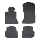 Cumpara ieftin Covorase Auto Cauciuc Umbrella BMW Seria 5 (F10) 2009-2017 Negru Set Premium Impermeabile