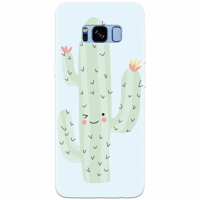 Husa silicon pentru Samsung S8, Cactus foto