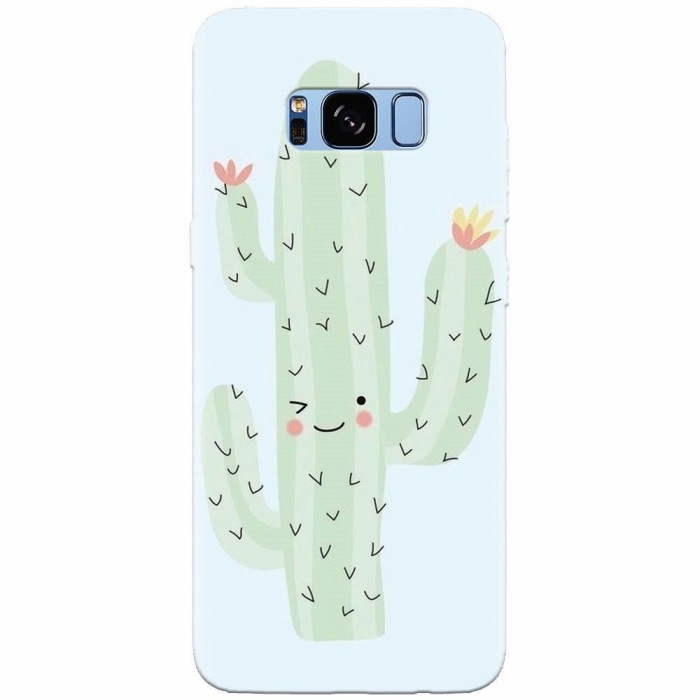 Husa silicon pentru Samsung S8, Cactus