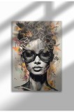 Mxm_graffiti_2|Street Art Poster, Vibrant Graffiti Portrait, Frameless Modern Canvas, Urban Vibe 2025 | A3 (29.7 x 42 cm) - mxm_graffiti_2