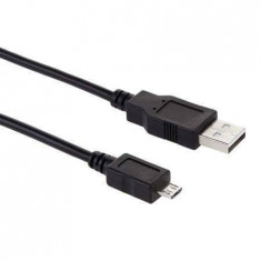 Generic CABLU USB A - MICRO USB CA-101 Black foto