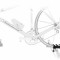 Suport Transport Biciclete cu frana Disc Plafon Cod:567040180RM