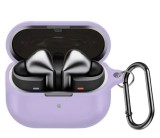 Husa protectie casti wireless, THD, compatibila Samsung Galaxy Buds3 FE, mov