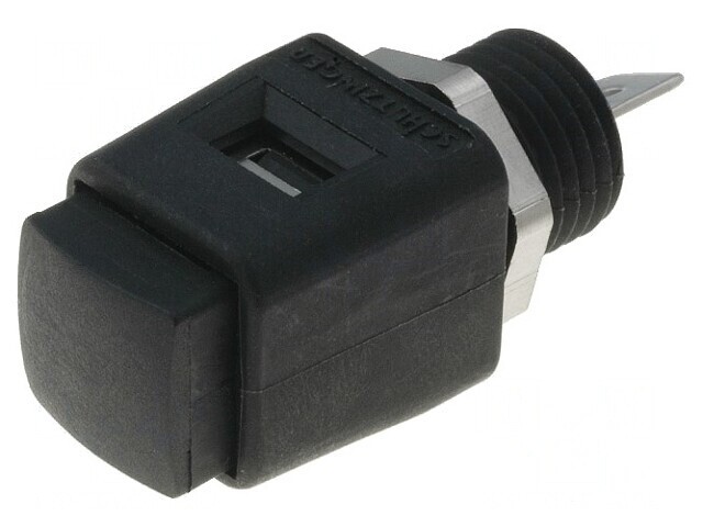 Clemă de laborator neagră 70VDC 16A 44mm