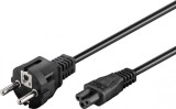 Cablu de alimentare 1.8m conector tip F CEE 7/7 la priza C5 10A laptop Goobay