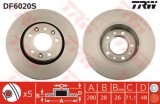 Disc frana PEUGEOT EXPERT caroserie (VF3A, VF3U, VF3X) (2007 - 2016) TRW DF6020S