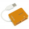 Hub USB Logilink UA0137 USB 2.0 4 porturi Smile Orange