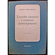 Tecniche Narrative E Romanzo Contemporaneo - Marina Forni Mizzau