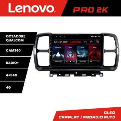 Navigatie Citroen C5 Aircross Android radio gps internet 8 core QLED 2K 4+64 360 Lenovo CarStore Technology foto
