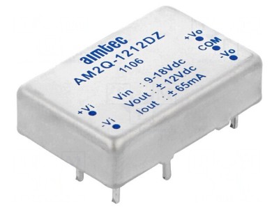 Convertor DC/DC 2W 9-18V la 12V/-12V foto