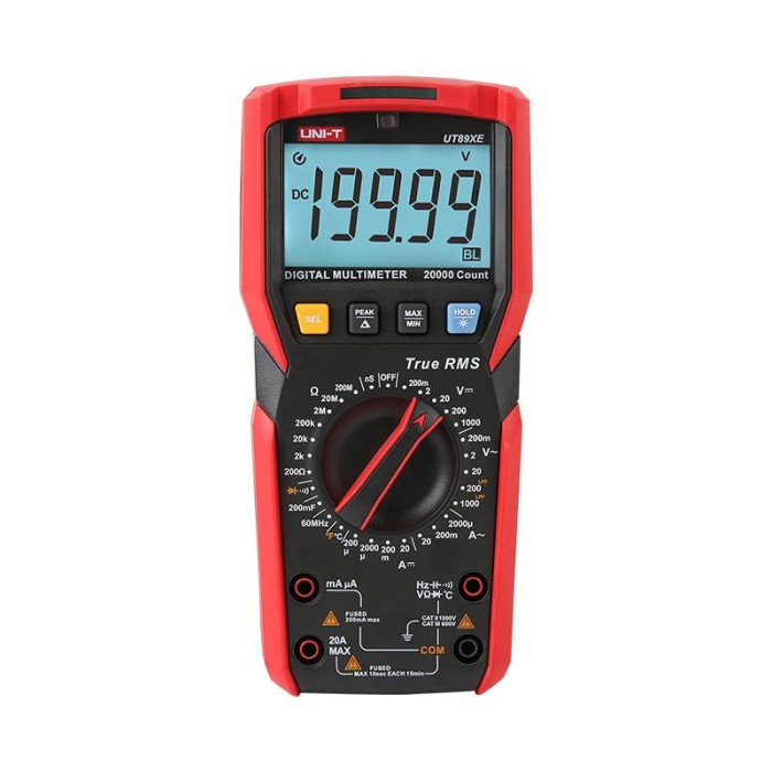 multimetru digital, UNI-T, UT89X, 600mV-1kV, 60&micro;A-20A