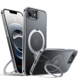 Husa iPhone 16e Torras Ostand Spin MagSafe Series, transparenta