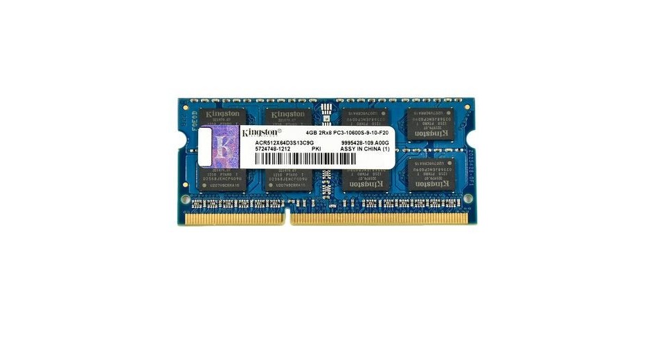 Memorie ram sodimm Kingston 4Gb DDR3 1333Mhz PC3-10600S,1.5V ...