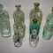 7690-10 sticle mici Farmacie-Alcool vechi stare buna.
