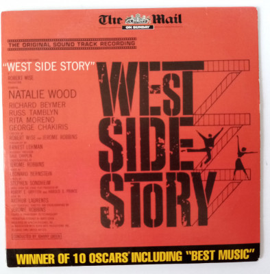 GRATUIT DVD Coloana sonora West Side Story Oscar Best Music Sound Track D18 foto