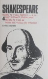 Opere complete, vol. 4. Henric al IV-lea. Mult zgomot pentru nimic. Henric al V-lea. Nevestele vesele din Windsor - William Shakespeare (supracoperta