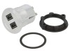 Adaptor pt. montare pe panou, piuli&Aring;&pound;a din spate Filet: M22