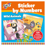 Cartea mea cu stickere - Animalute salbatice PlayLearn Toys, Galt