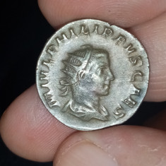 Moneda autentică argint, imp roman, Philip I, 244-249 E. N.