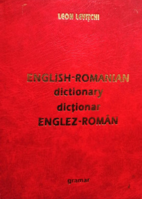 English - romanian dictionary / Dictionar englez - roman foto